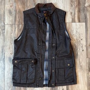 Men's Black Quilted Vest